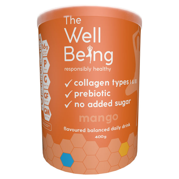 The WellBeing Collagen Beverage - Mango 400g