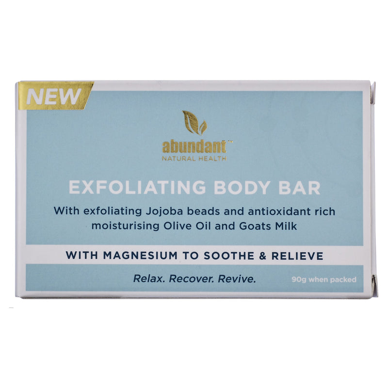 Abundant Natural Health Exfoliating Body Bar 90g