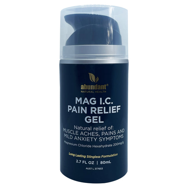 Abundant Natural Health MAG I.C.Magnesium Pain Relief Gel 80ml