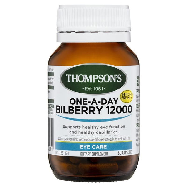 Thompson's One-A-Day Bilberry 12000mg 60 Capsules