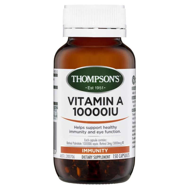 Thompson's Vitamin A 10000Iu 150 Capsules