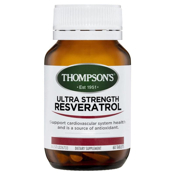 Thompson's Ultra Strength Resveratrol 60 Tablets