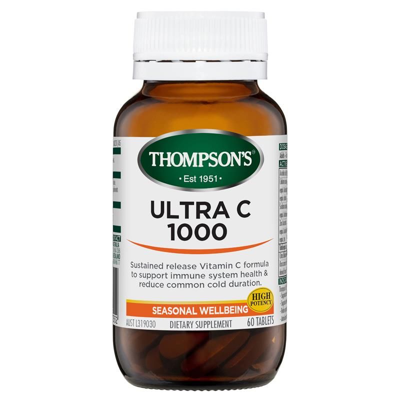 Thompson's Ultra C 1000mg 60 Tablets