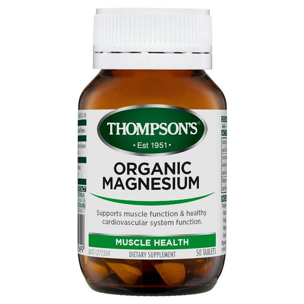 Thompson's Organic Magnesium 50 Tablets