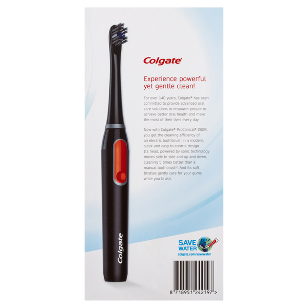 Colgate Power Brush Pro Clinical 250R Black