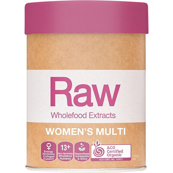Amazonia Raw Wholefood Extracts Women's Multi Peach Passionfruit 100g