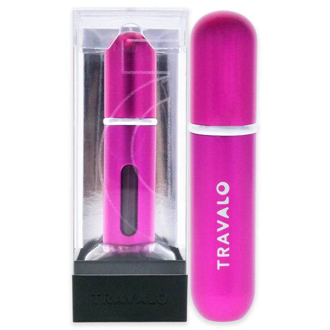 Travalo Classic Perfume Atomizer - Pink by Travalo for Unisex - 0.17 oz Refillable Spray (Empty)