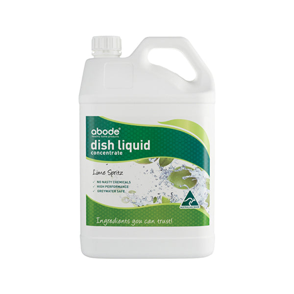 Abode Cleaning Products Abode Dish Liquid Concentrate Lime Spritz 4000ml