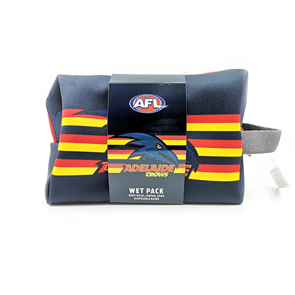 Afl Toiletries Bag Gift Set Adelaide Crows Body Wash 150ml