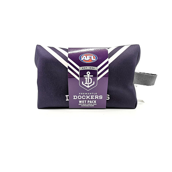 Afl Toiletries Bag Gift Set Fremantle Body Wash 150ml