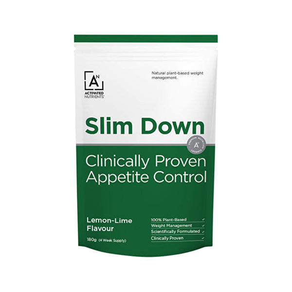 Activated Nutrients Slim Down (Clinically Proven Appetite Control) Lemon-Lime 180g