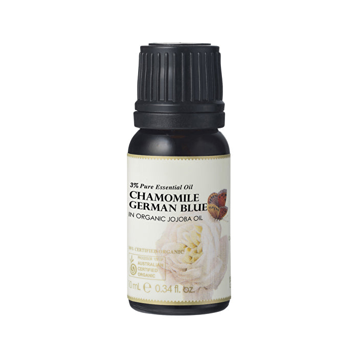 Ausganica 100% Certified Organic Essential Oil Dilution Chamomile German Blue 3% in Jojoba 10ml