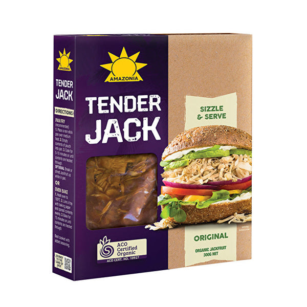 Amazonia Organic Tender Jack (Pulled Jackfruit) Original 300g