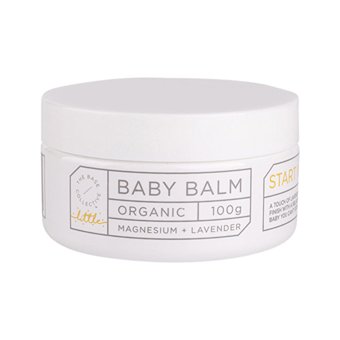 The Base Collective Little Organic Baby Balm Magnesium & Lavender 100g