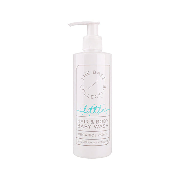 The Base Collective Little Organic Hair & Body Wash Magnesium & Lavender 250ml