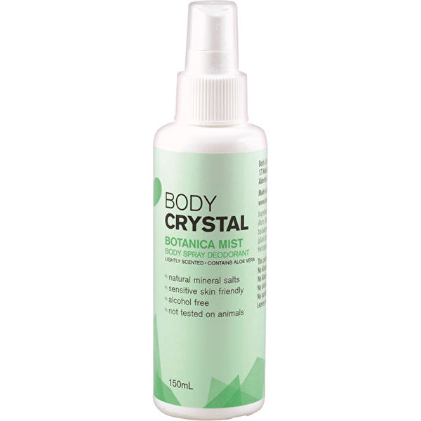 Body Crystal Body Spray Deodorant Botanica Mist 150ml