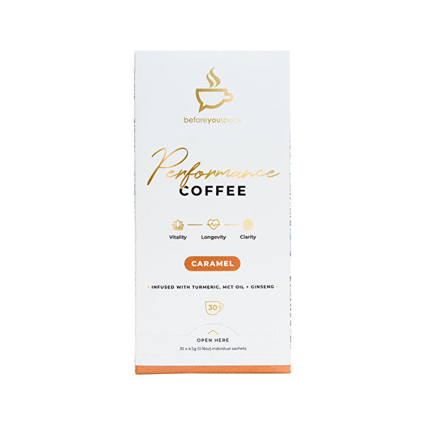 Before You Speak Performance Coffee Caramel 4.5g x 30 Pack