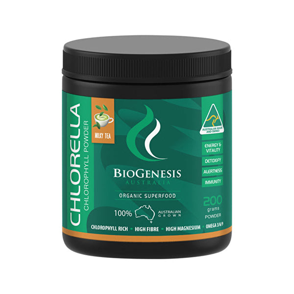 BioGenesis Australia Chlorella Milky Tea Powder 200g