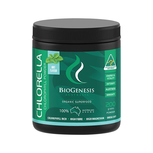 BioGenesis Australia Chlorella Mint Powder 200g