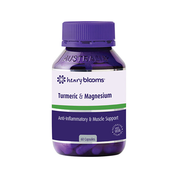 Henry Blooms Turmeric & Magnesium 60vc