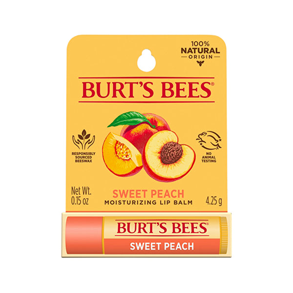 Burt's Bees Burt's Bees Moisturising Lip Balm Sweet Peach 4.25g