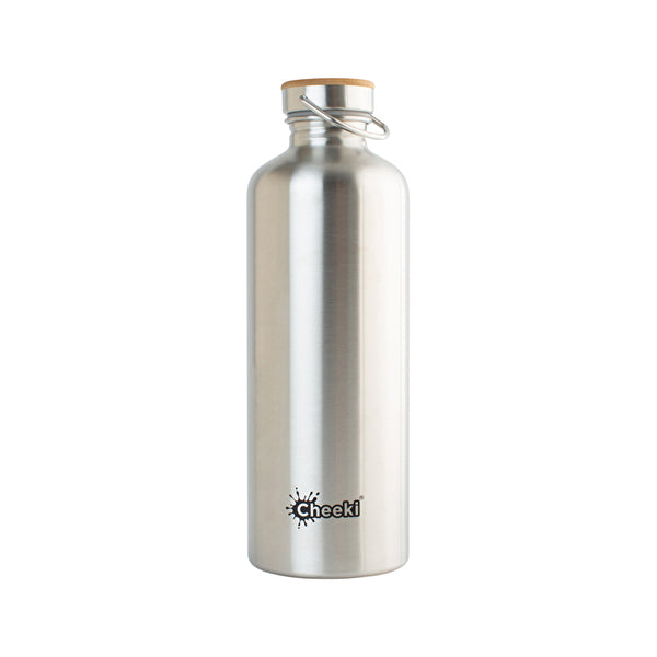 Cheeki Stainless Steel Bottle Thirsty Max Silver 1600ml