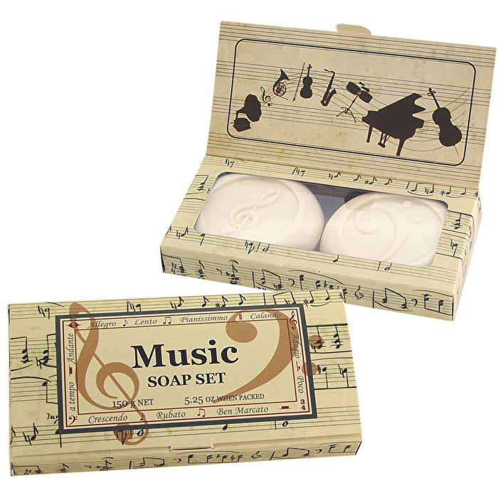 Clover Fields Gift Box Round Soap Music x 2 Pack