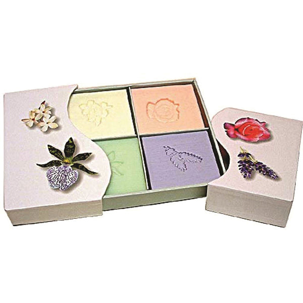 Clover Fields Gift Box Floral Box x (contains: orchid, jasmine, lavender & rose) 4 Pack