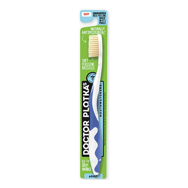 Dr Plotka's Doctor Plotka's Mouthwatchers Toothbrush Adult Soft Blue