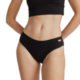 Scarlet Period-Proof Everday Brief Moderate to Heavy Black L