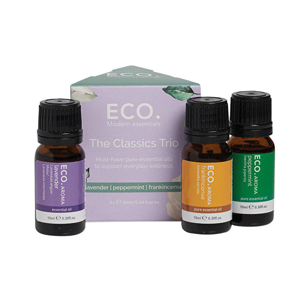 Eco Modern Essentials Aroma Essential Oil Blend Trio The Classics 10ml x 3 Pack