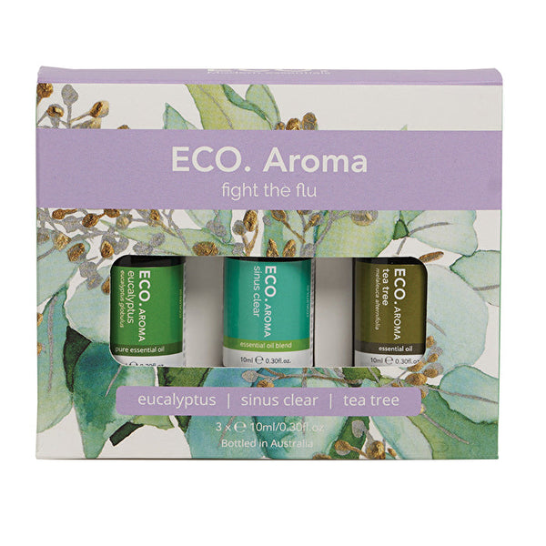 Eco Modern Essentials Aroma Essential Oil Trio Fight The Flu 10ml x 3 Pack