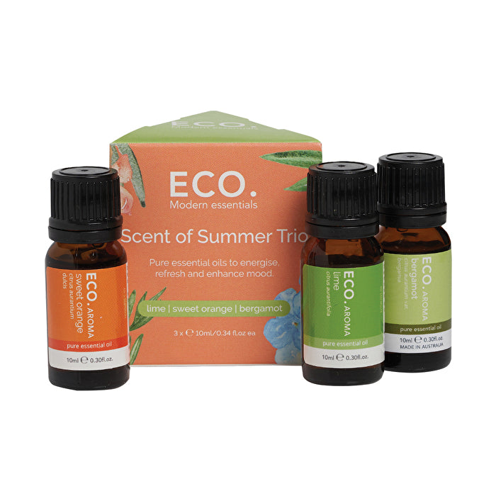 Eco Modern Essentials Aroma Essential Oil Trio Scents of Summer 10ml x 3 Pack