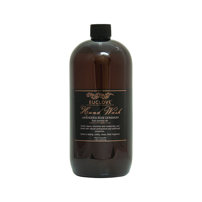 Euclove Hand Wash Lavender & Rose Geranium 1000ml