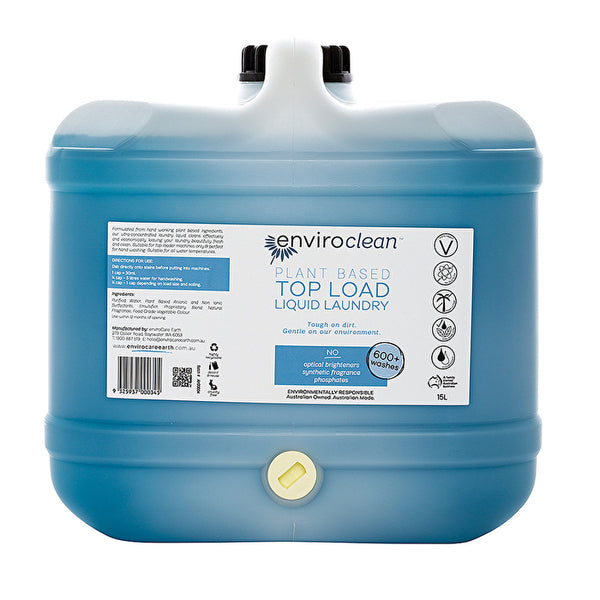 EnviroClean Plant Based Liquid Laundry Top Load 15000ml