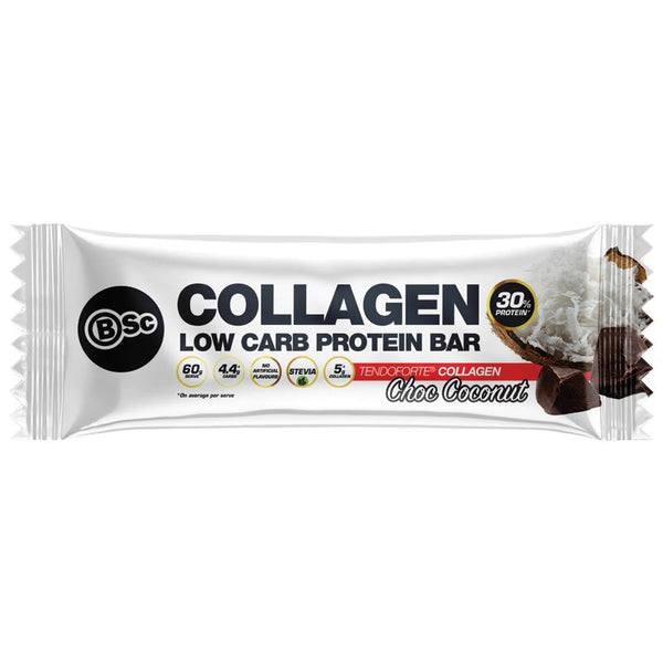 Body Science Collagen Protein Bar 60g - Choc Coconut 12 Box