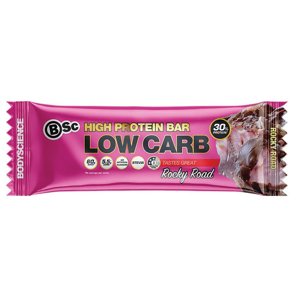 Body Science High Protein Bar 60g - Rocky Road 12 Box
