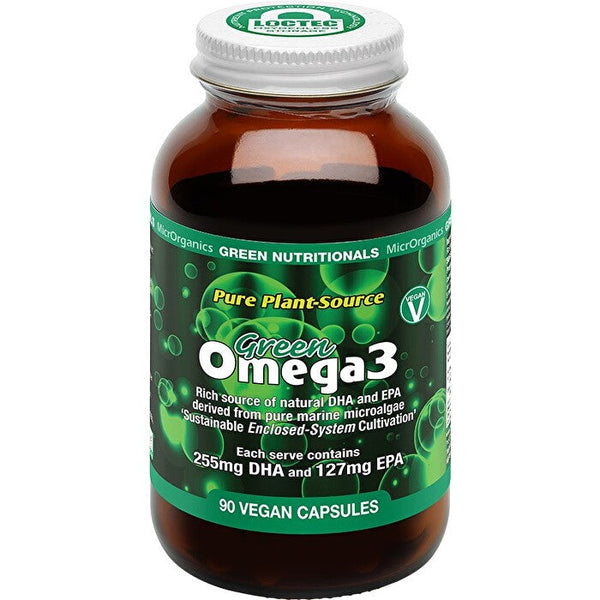 MicrOrganics Green Nutritionals Pure Plant-Source Green Omega3 90vc