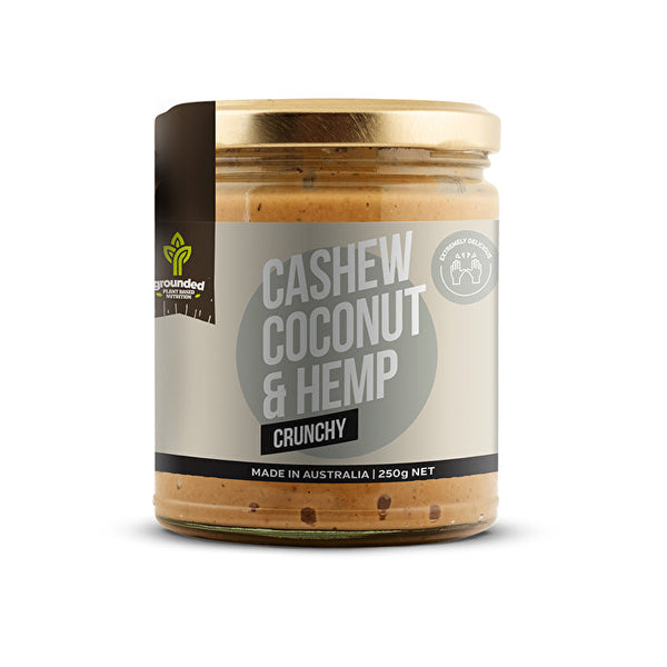 Grounded Spread Cashew Coconut & Hemp Crunchy 250g