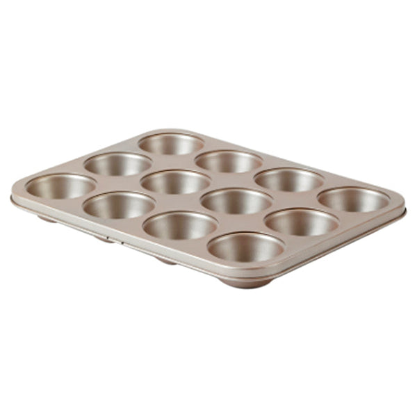 David Burke David Burke Kitchen Commerical Weight 12 Cup Muffin Pan by David Burke for Unisex - 2.75 x 1.25 Inches Cup Muffin Pan
