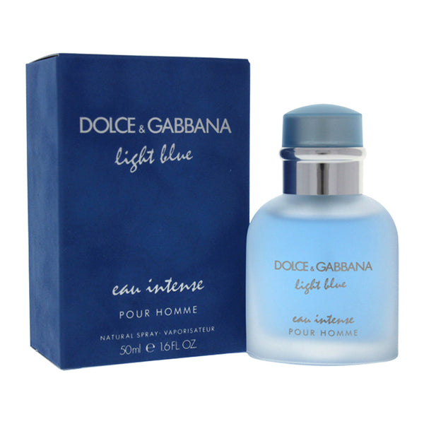Dolce & Gabbana D&g Light Blue Eau Intense Pour Homme Eau De Parfum Spray 50ml
