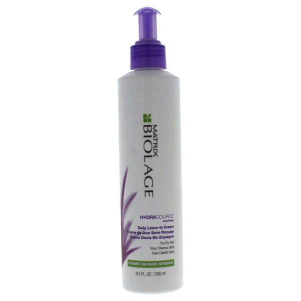 Matrix Biolage Hydrasource Daily Leave-In Cream by Matrix for Unisex - 8.5 oz Cream