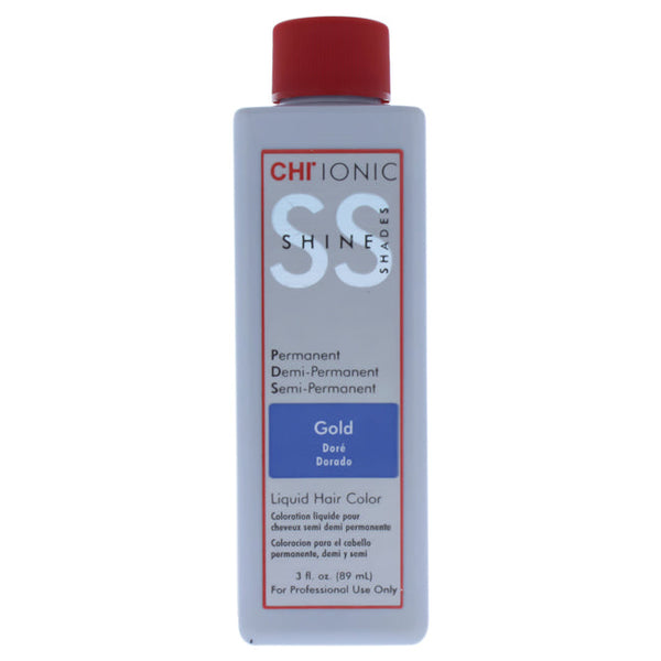CHI Ionic Shine Shades Liquid Hair Color - Gold by CHI for Unisex - 3 oz Hair Color