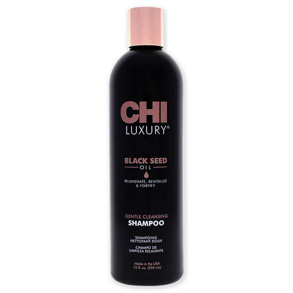 CHI Luxury Black Seed Oil Gentle Cleansing Shampoo by CHI for Unisex - 12 oz Shampoo