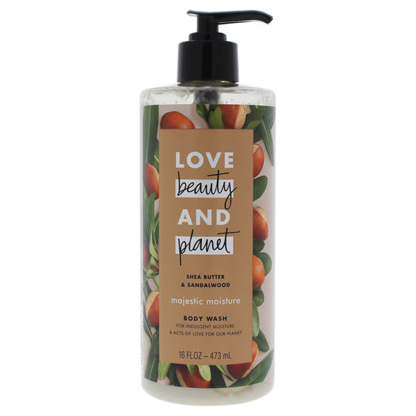 Love Beauty and Planet Shea Butter and Sandalwood Body Wash by Love Beauty and Planet for Unisex - 16 oz Body Wash
