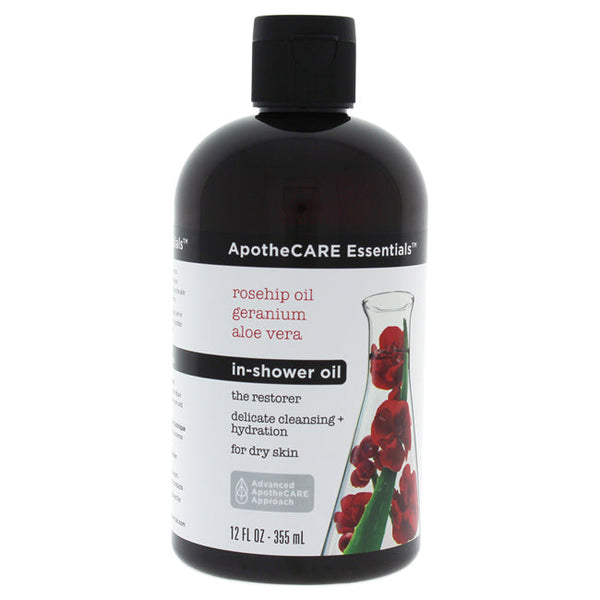 ApotheCARE Essentials The Restorer In-Shower Oil by ApotheCARE Essentials for Unisex - 12 oz Shower Oil