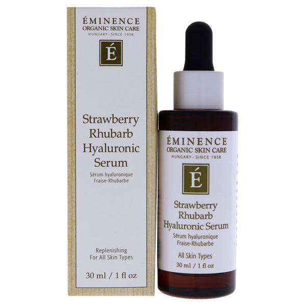 Eminence Strawberry Rhubarb Hyaluronic Serum by Eminence for Unisex - 1 oz Serum