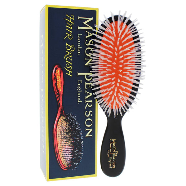 Mason Pearson Pocket Nylon Brush - N4 Dark Ruby by Mason Pearson for Unisex - 1 Pc Hair Brush and Cleaning Brush