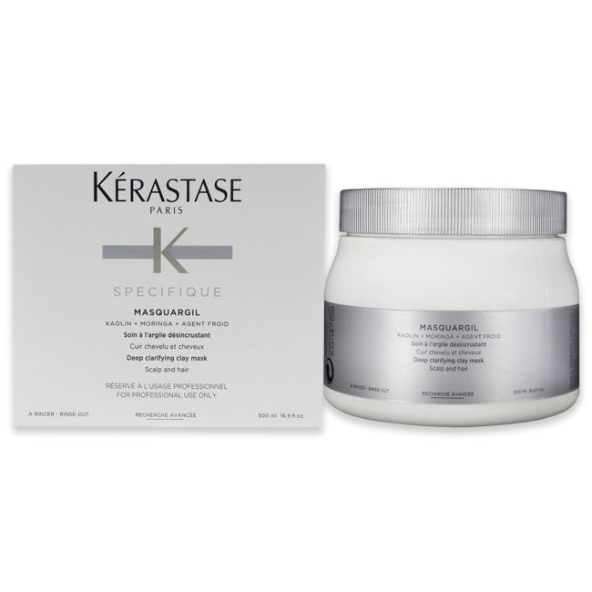 Kerastase Specifique Masquargil Deep Clarifying Clay Mask by Kerastase for Unisex - 16.9 oz Masque