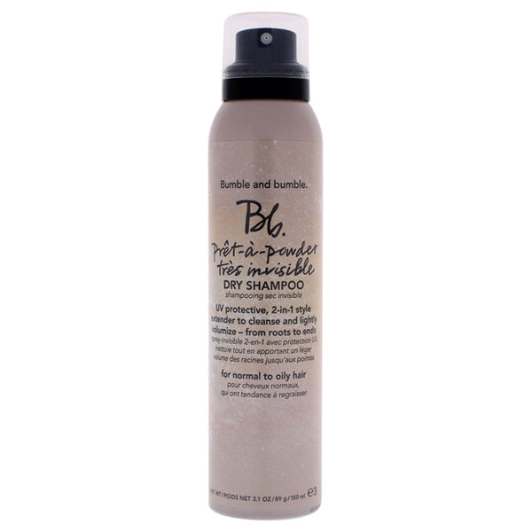 Bumble and Bumble Pret-a-Powder Tres Invisible Dry Shampoo by Bumble and Bumble for Unisex - 3.1 oz Dry Shampoo